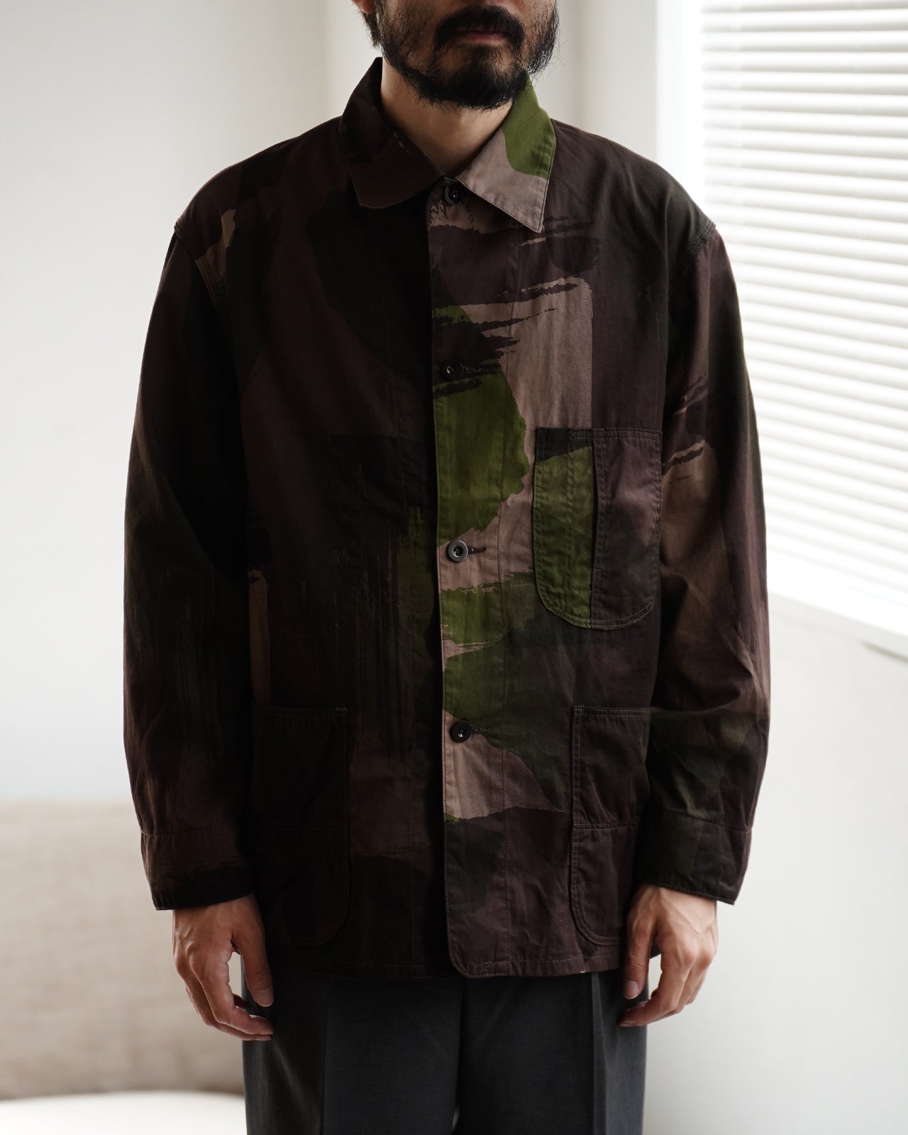 blurhms ROOTSTOCK Brush Storoke Camo Coverall bROOTS25S6F25PT