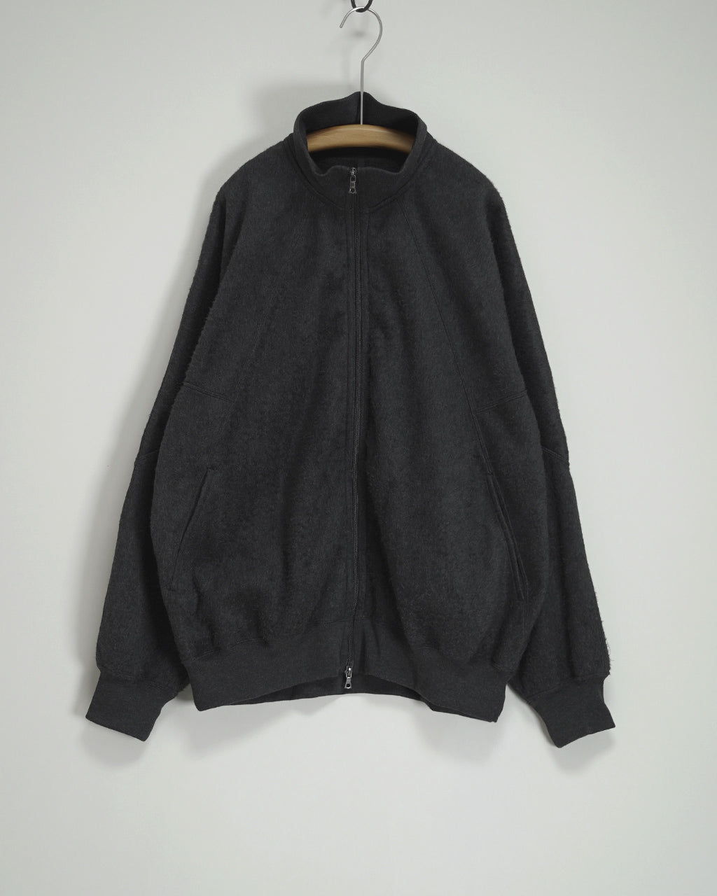 Pe/Silk Fleece Track Jacket BHS24F029F26