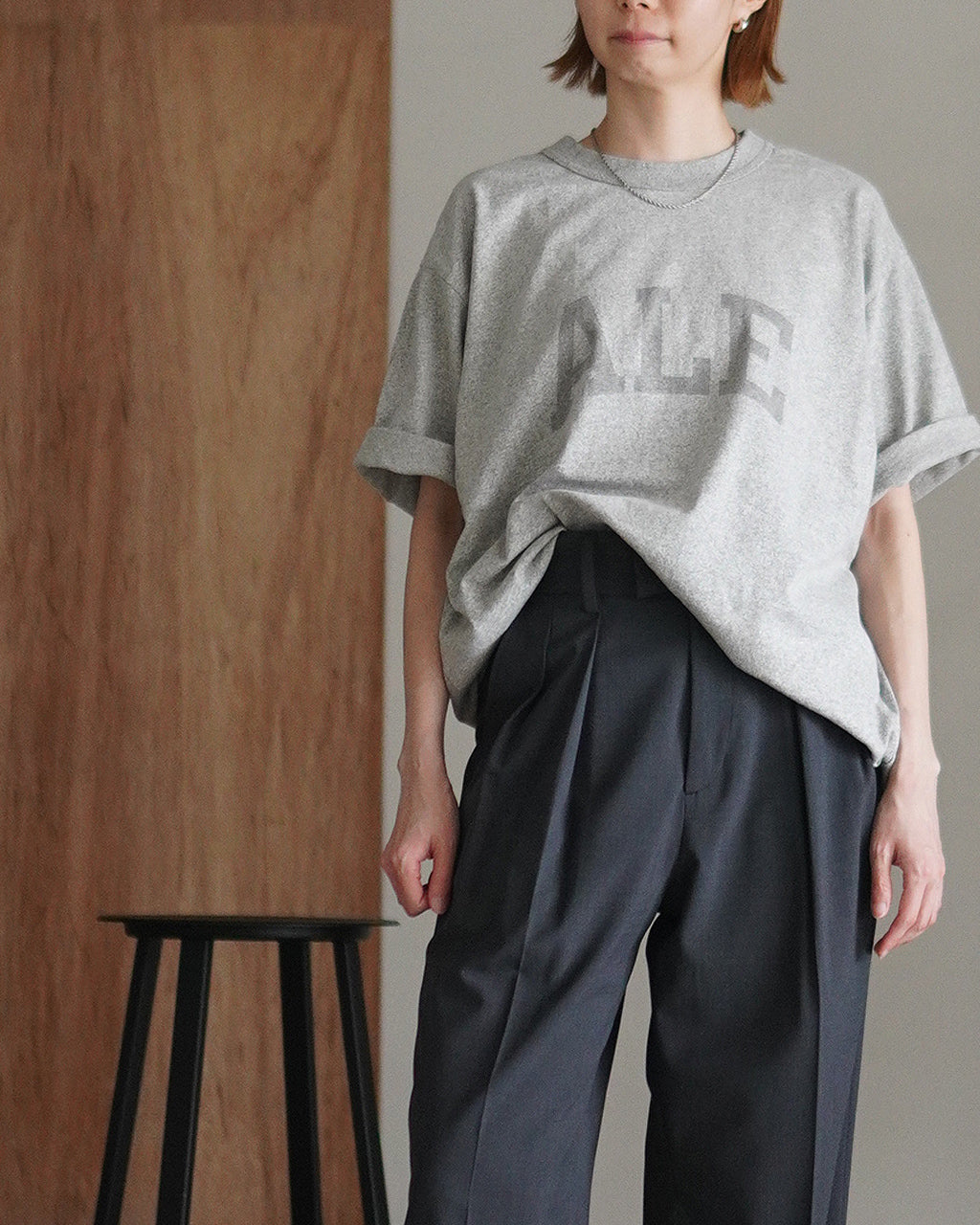 ALE-Y 88/12 Print Tee WIDE bROOTS25S36S26A