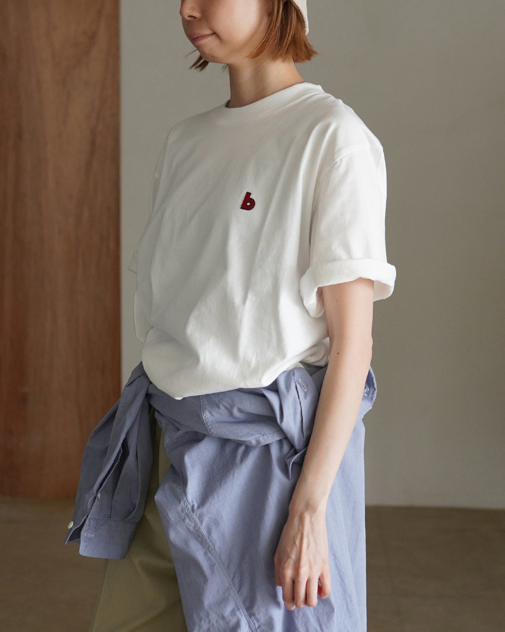 Fictional-Fraternity 88/12 Patch Tee WIDE bROOTS25S36S26E