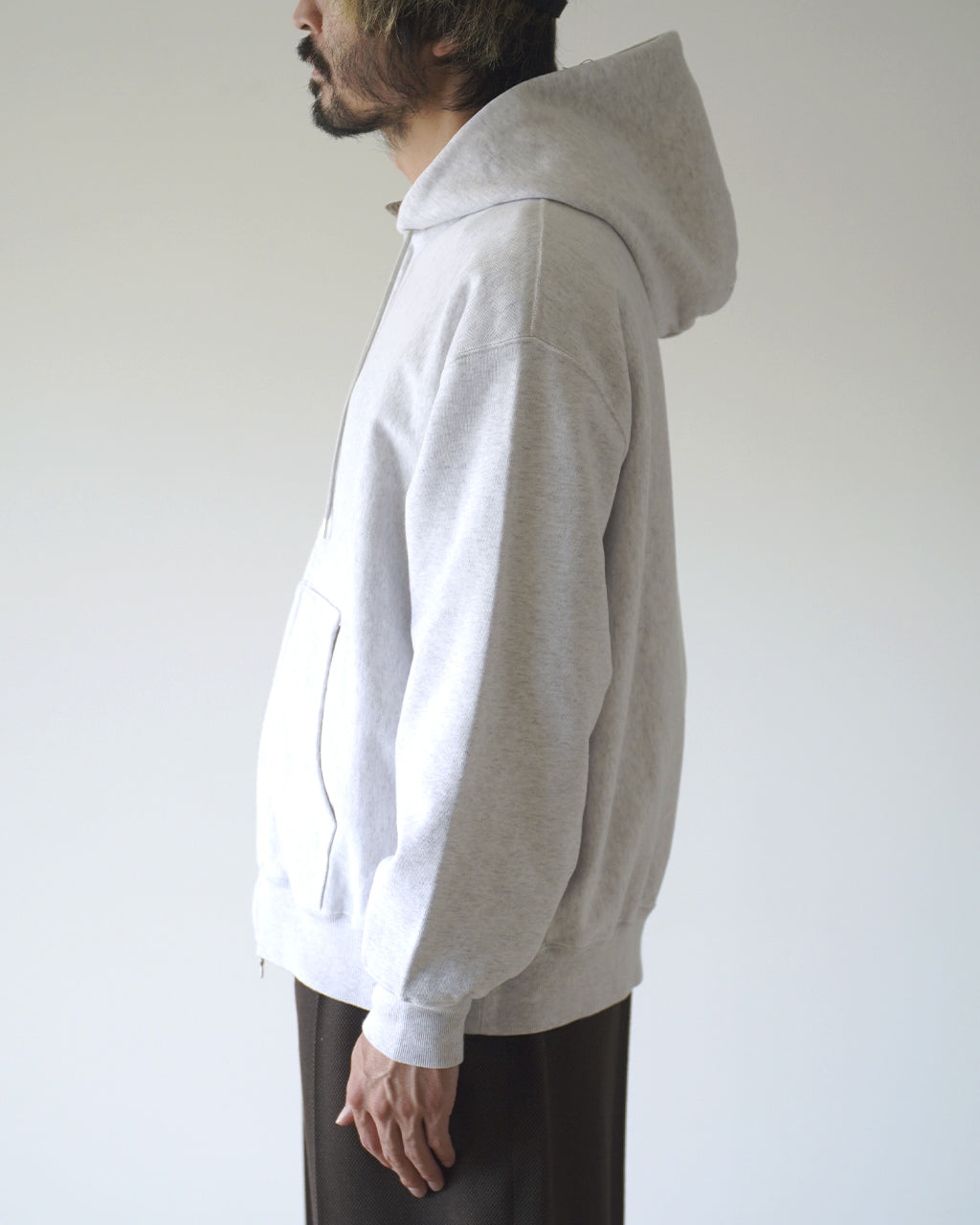 Soft&Hard Sweat Hoodie Zip Wide bROOTS24F28F26