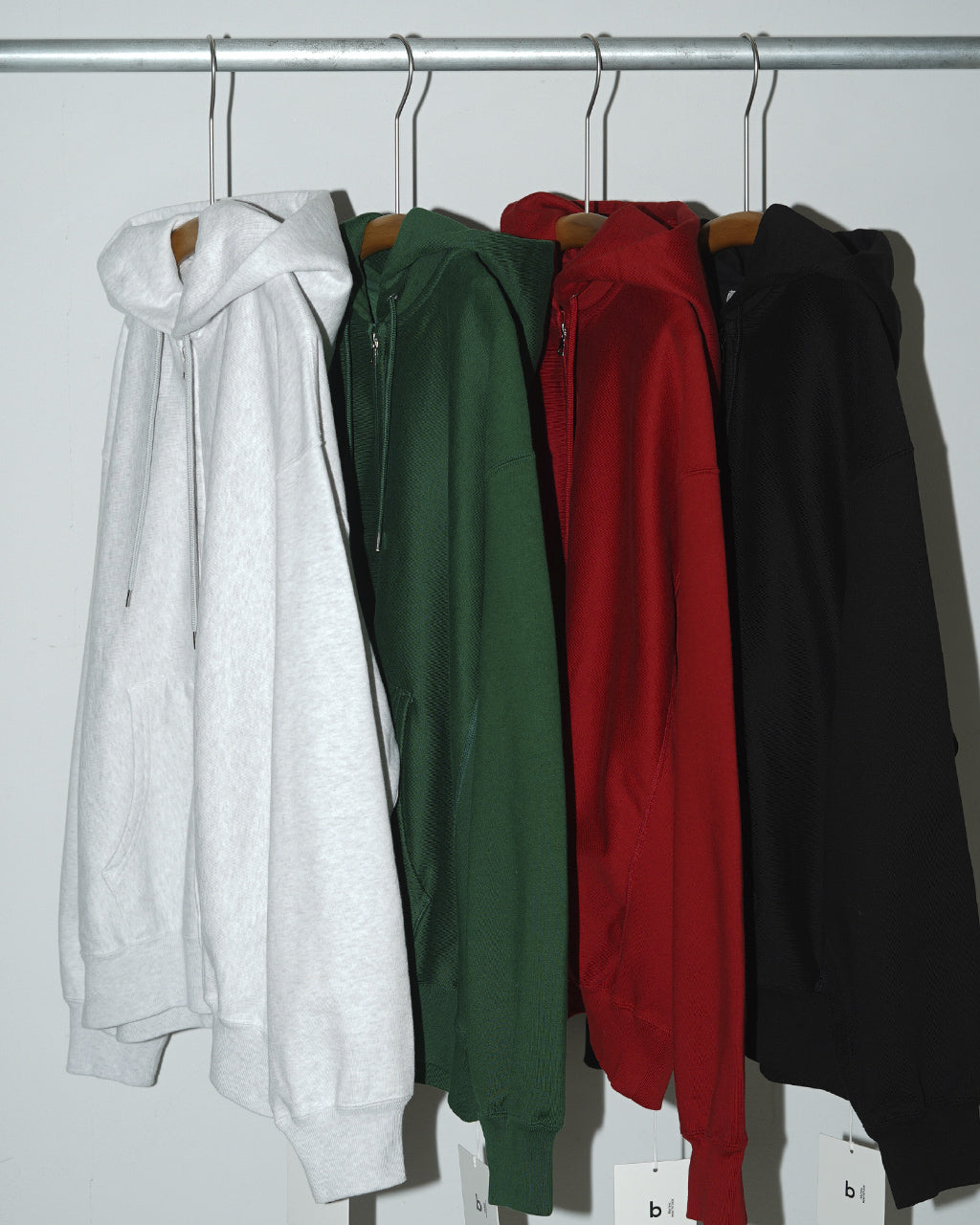 Soft&Hard Sweat Hoodie Zip Wide bROOTS24F28F26
