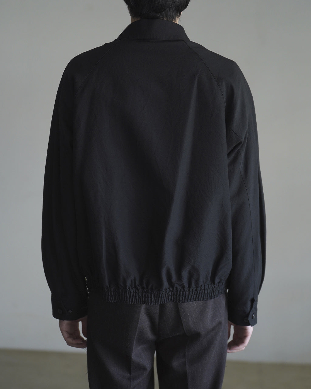 Washed Wool Silk Sports Jacket BHS26F020