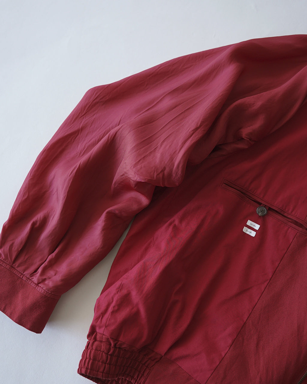 Washed Wool Silk Sports Jacket BHS26F020