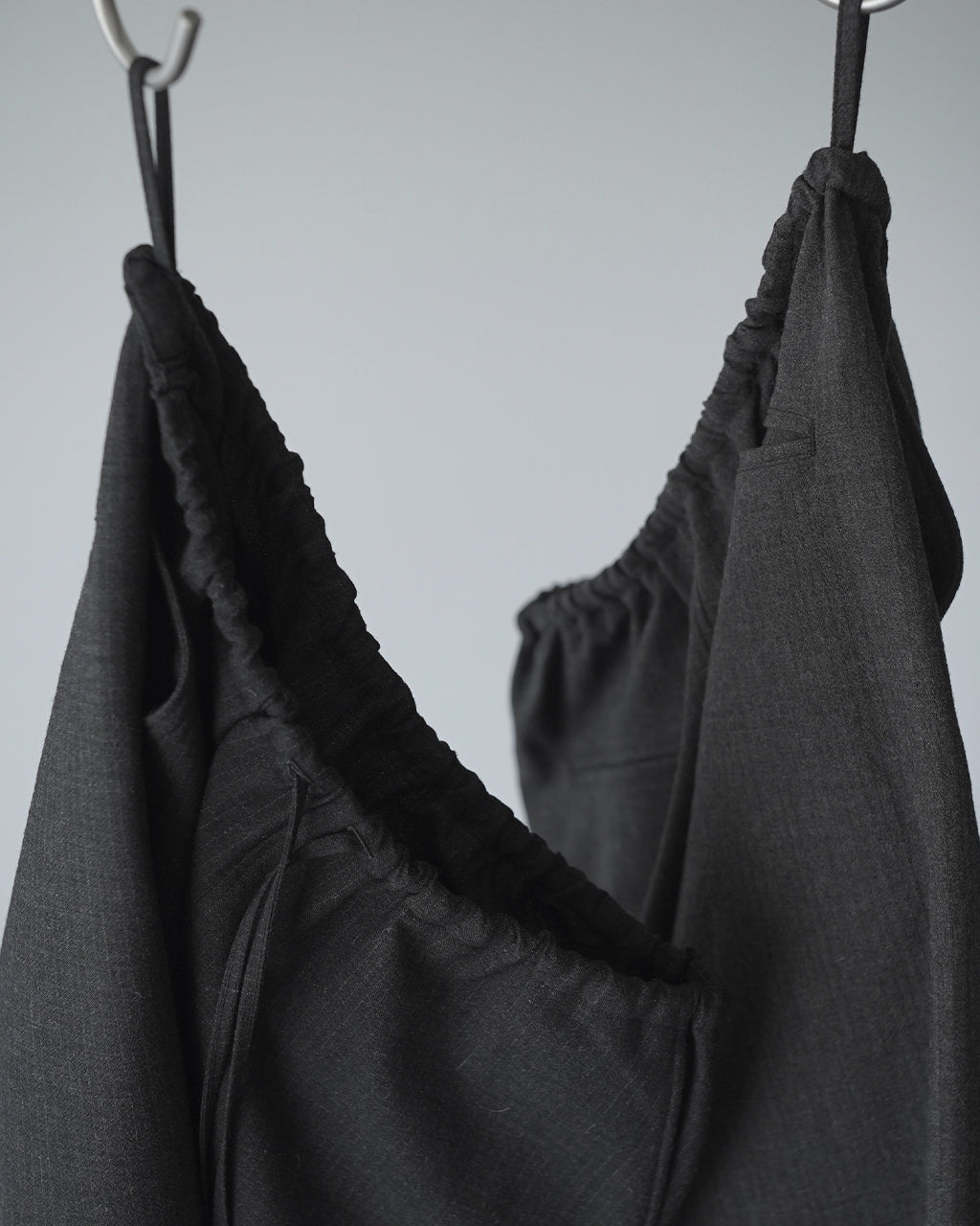 Wool Ramie Mohair Side Seamless Pants BHS26F027