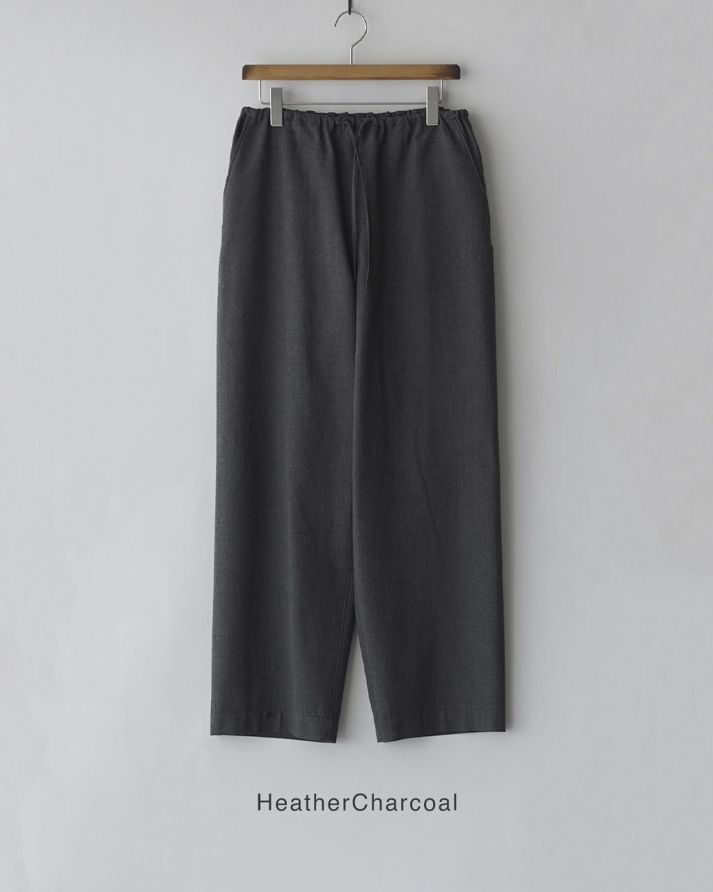 Wool Ramie Mohair Side Seamless Pants BHS26F027