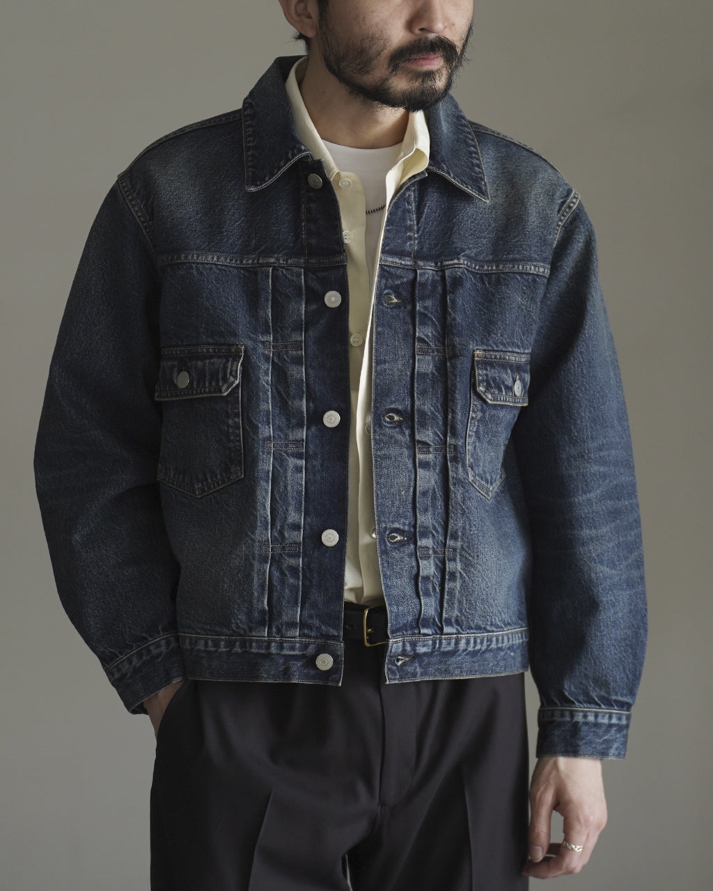 13.5oz 2nd Type Denim Jacket bROOTS26S10USD