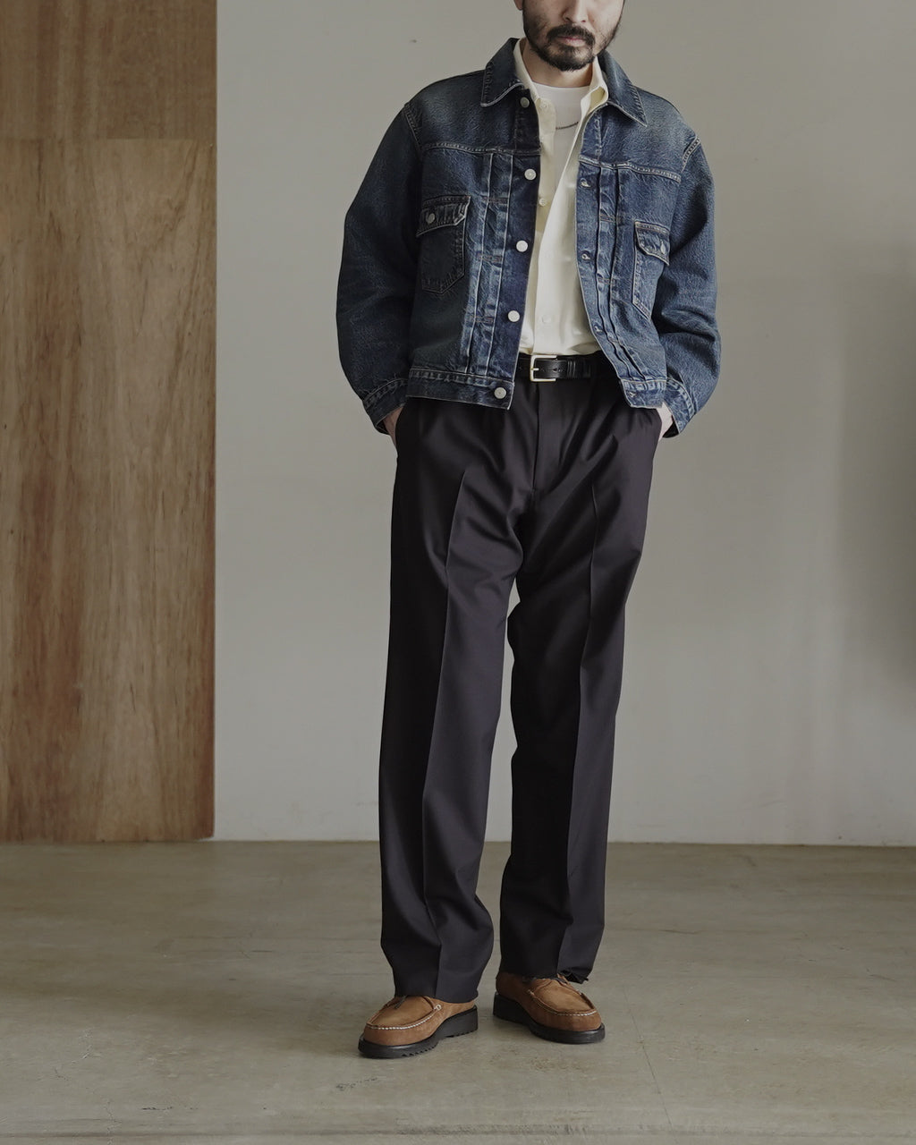 13.5oz 2nd Type Denim Jacket bROOTS26S10USD