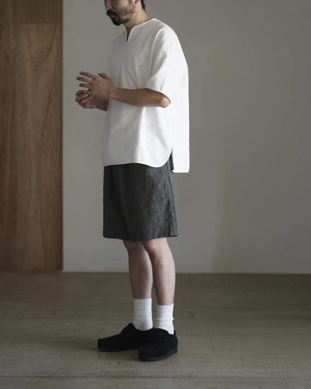 blurhms ROOTSTOCK Rough and Smooth Thermal Over neck カットソー サーマル|Crouka(クローカ)