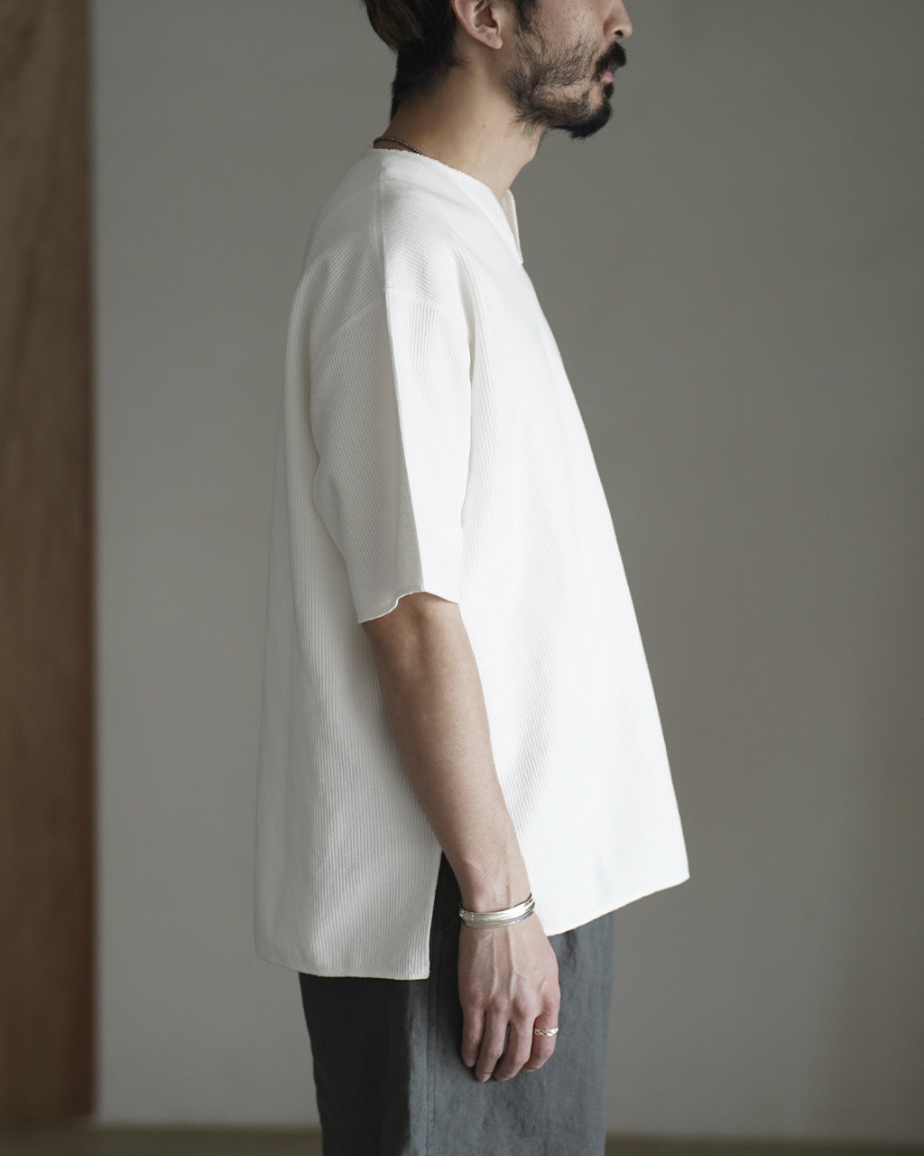 blurhms ROOTSTOCK Rough and Smooth Thermal Over neck カットソー サーマル|Crouka(クローカ)