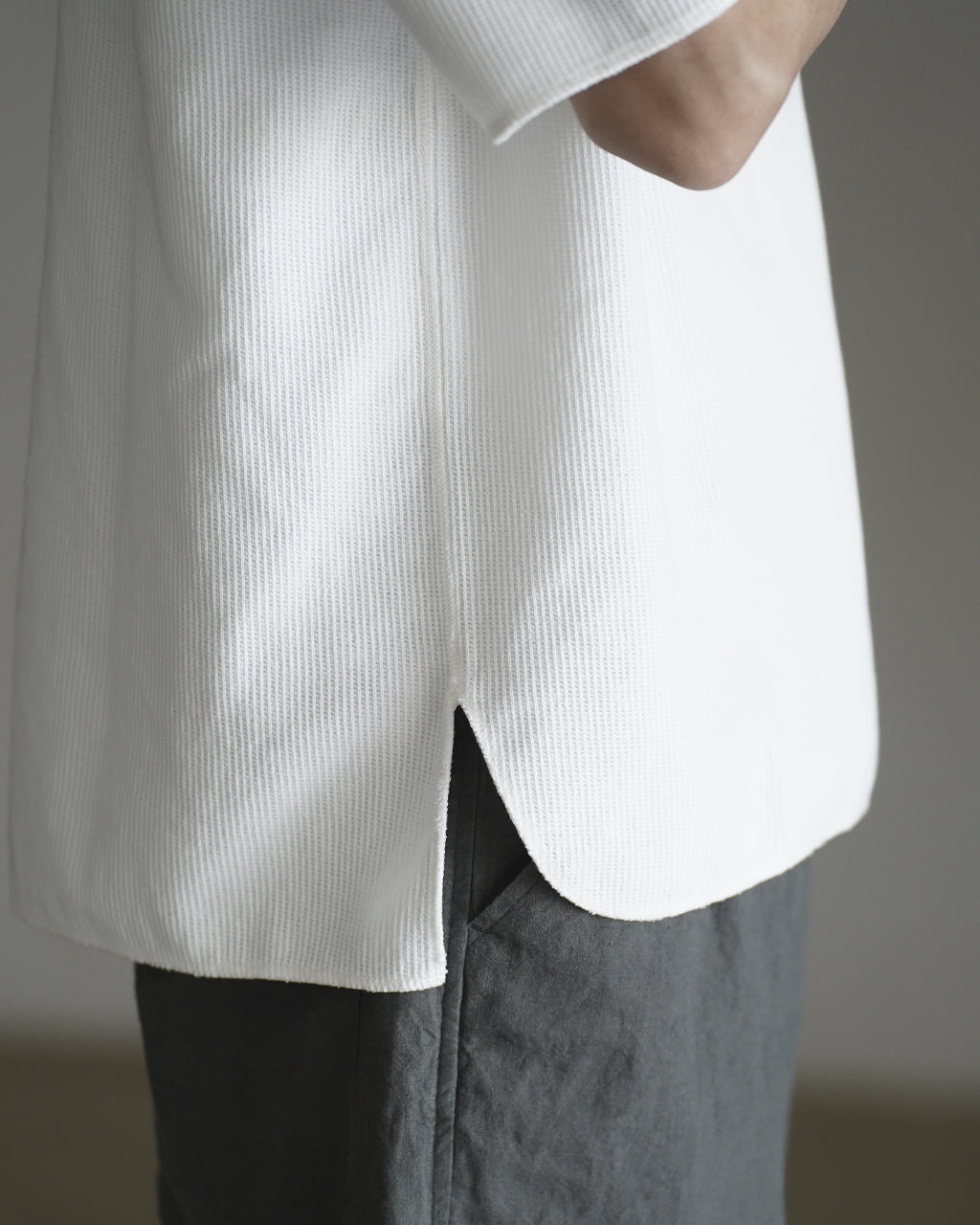 blurhms ROOTSTOCK Rough and Smooth Thermal Over neck カットソー サーマル|Crouka(クローカ)