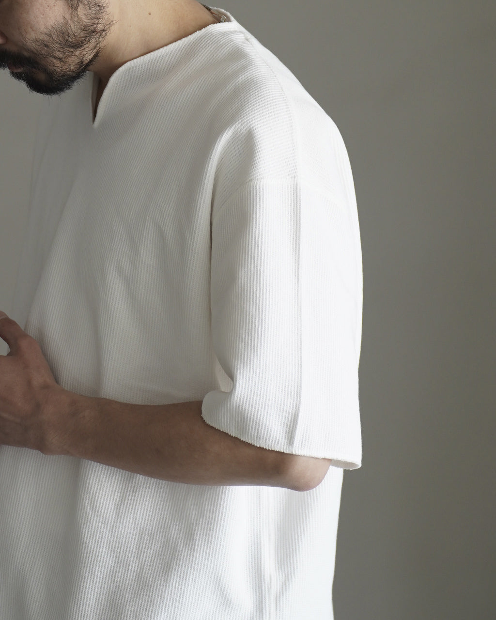 blurhms ROOTSTOCK Rough and Smooth Thermal Over neck カットソー サーマル|Crouka(クローカ)