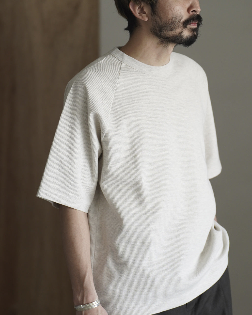 blurhms ROOTSTOCK Rough&Smooth Thermal Raglan Tee Tシャツ サーマル|Crouka(クローカ)
