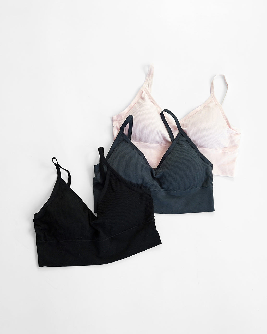 LYOLYTE Rib Low Back Bra×Full Boyleg Brief / LYOLYTE Rib Low Back Bra×High Leg Brief(選べる2点セット)