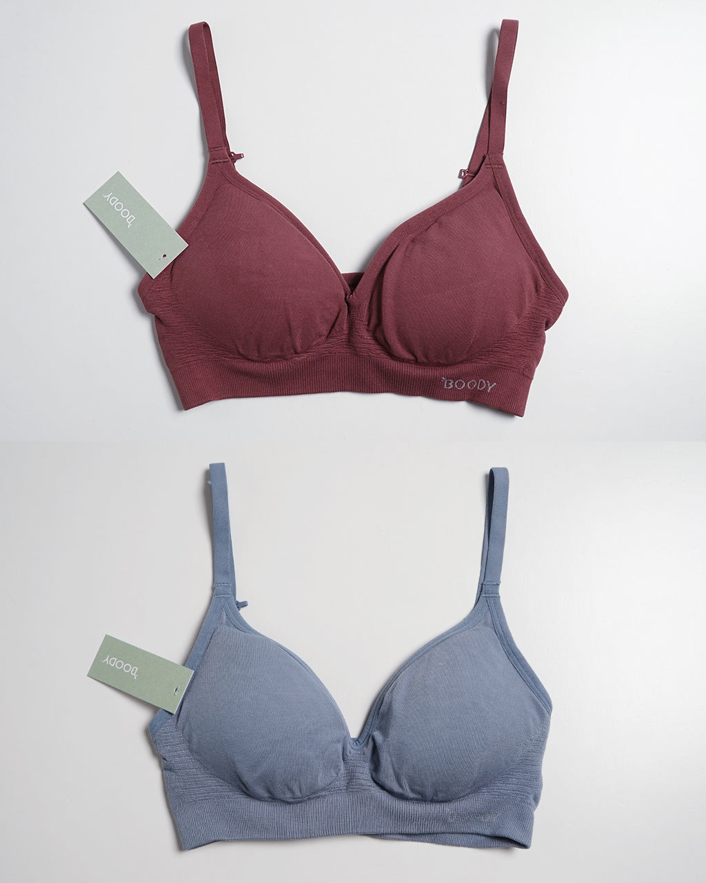 ワイヤレス Tシャツブラ レディース Wireless T-shirts Bra アンダーウェア 下着 ノンワイヤー ブラジャー ストラップ ストレッチ 抗菌 通気性