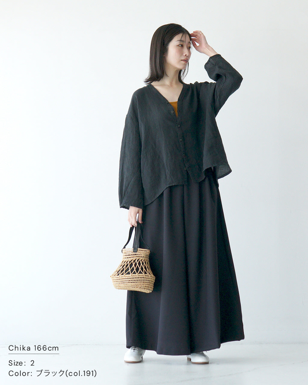 Brocante ブロカント カルディガンシャツ リネン キャンバス カーディガン 羽織 36-241L 【クーポン対象外】【送料無料】