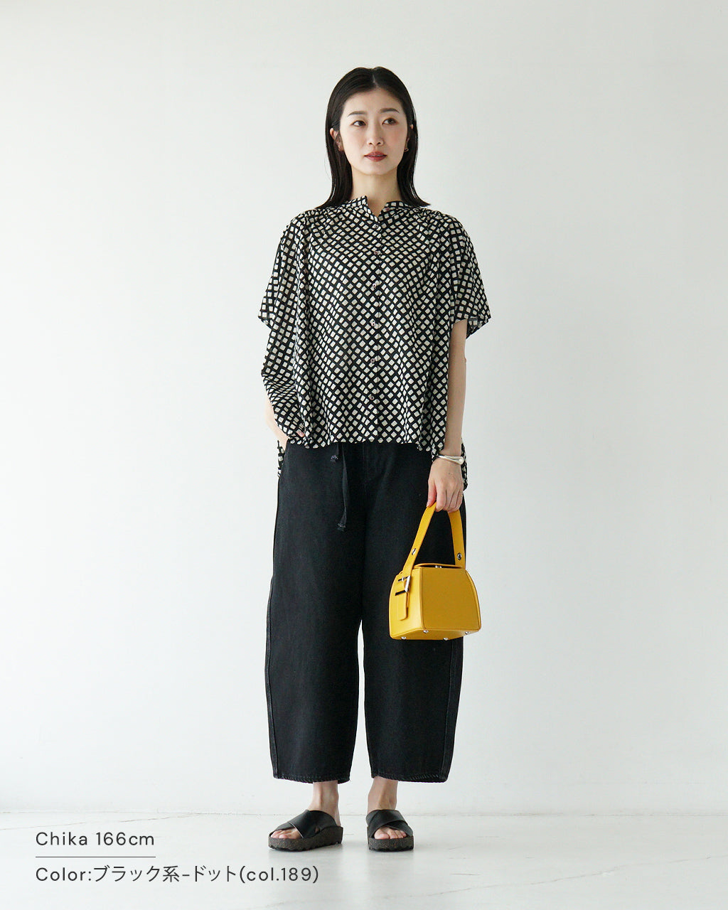 【SALE!20%OFF】Brocante ブロカント インドプリント 半袖シャツ フロンセシャツ チェック柄 ジオメトリック柄 36-323X【送料無料】