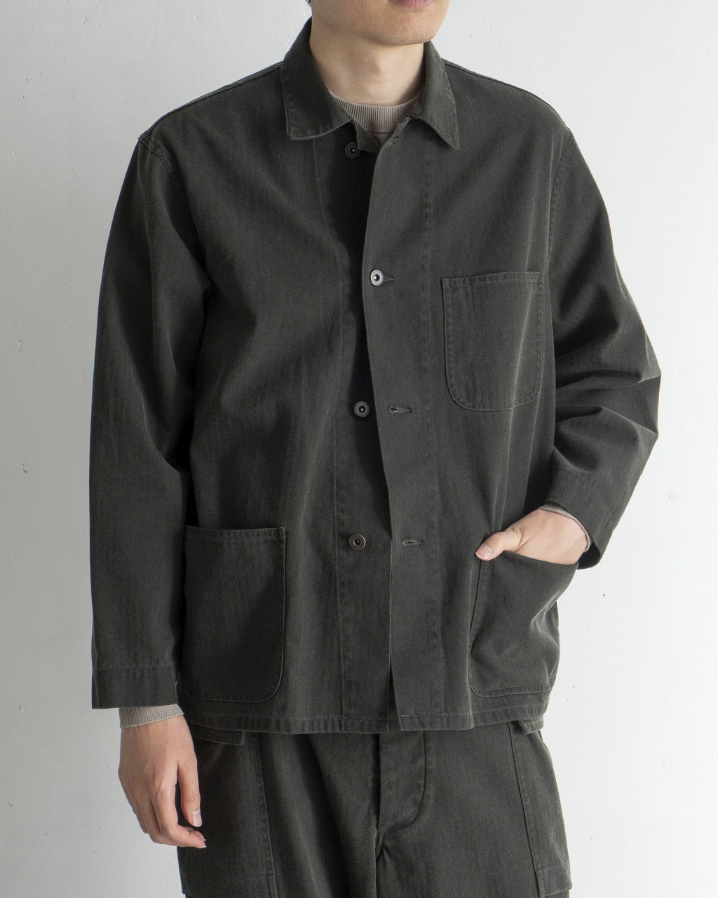 【SALE!20%OFF】コットン ヘリンボーン ツイル P41 ジャケット Cotton-HBT P41 Jacket bROOTS25S1USD 正規取扱店