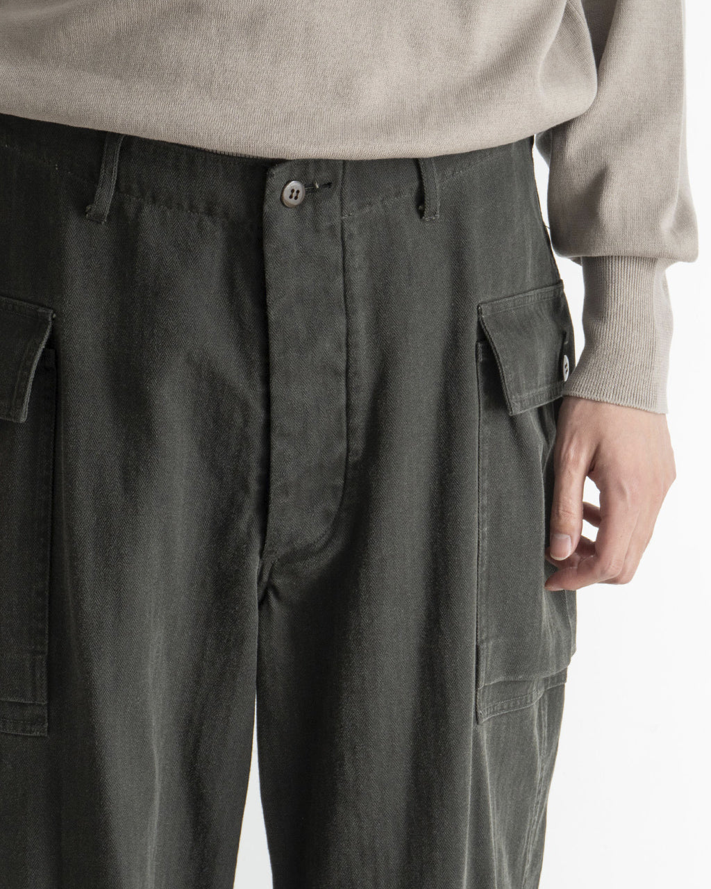 【SALE!30%OFF】コットン ヘリンボーン ツイル 43 パンツ Cotton-HBT 43 Pants bROOTS25S2USD 正規取扱店