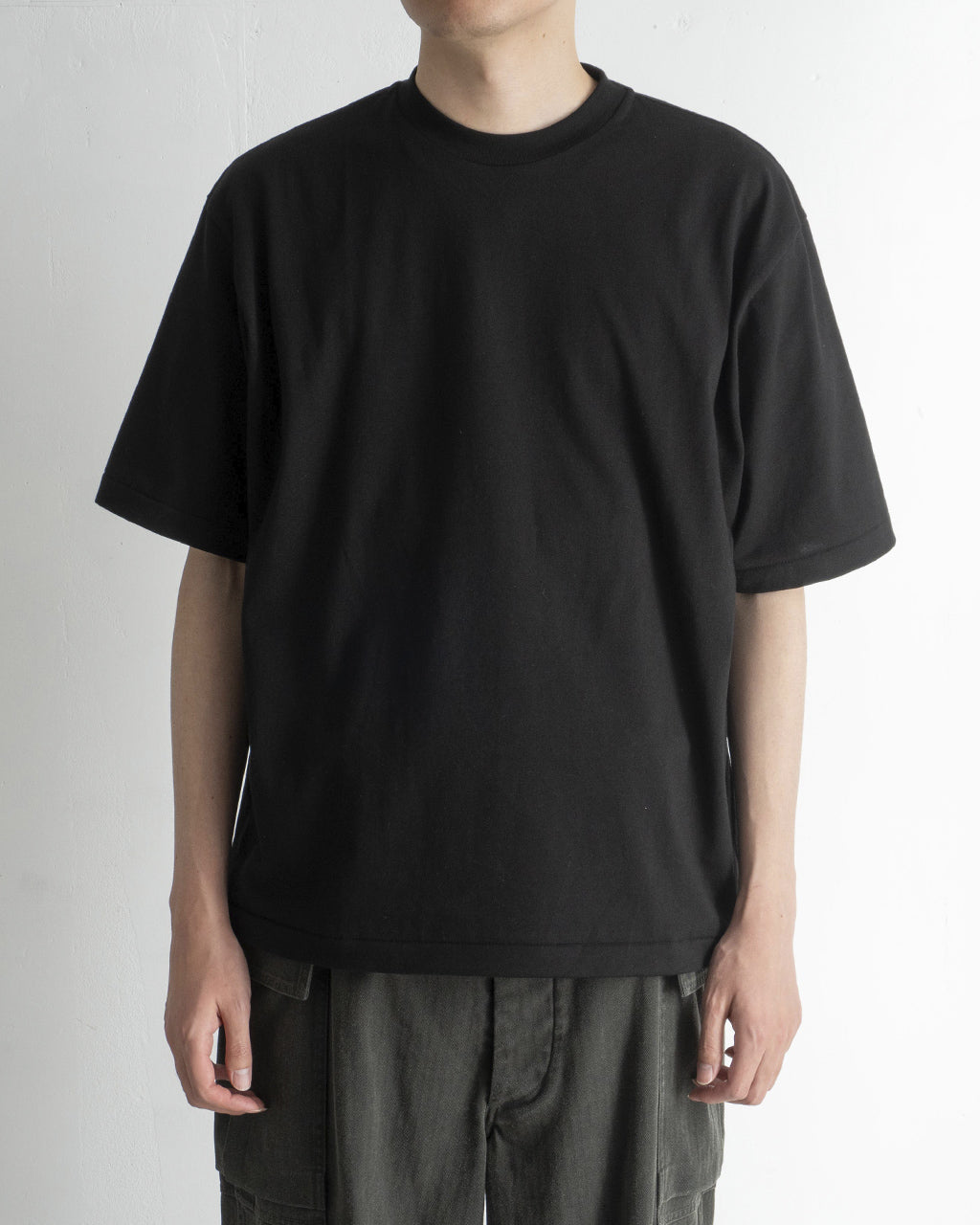 blurhms ROOTSTOCK 브람스루트스톡 실크 코튼 반소매 T셔츠 컷소우 와이드 SILK COTTON 20/80 S/S TEE WIDE bROOTS25S30SiCo 【송료 무료】정규 취급점