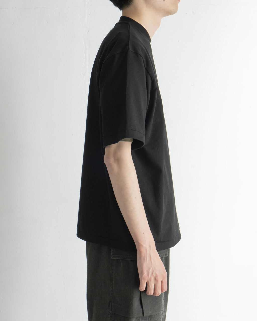 blurhms ROOTSTOCK 브람스루트스톡 실크 코튼 반소매 T셔츠 컷소우 와이드 SILK COTTON 20/80 S/S TEE WIDE bROOTS25S30SiCo 【송료 무료】정규 취급점