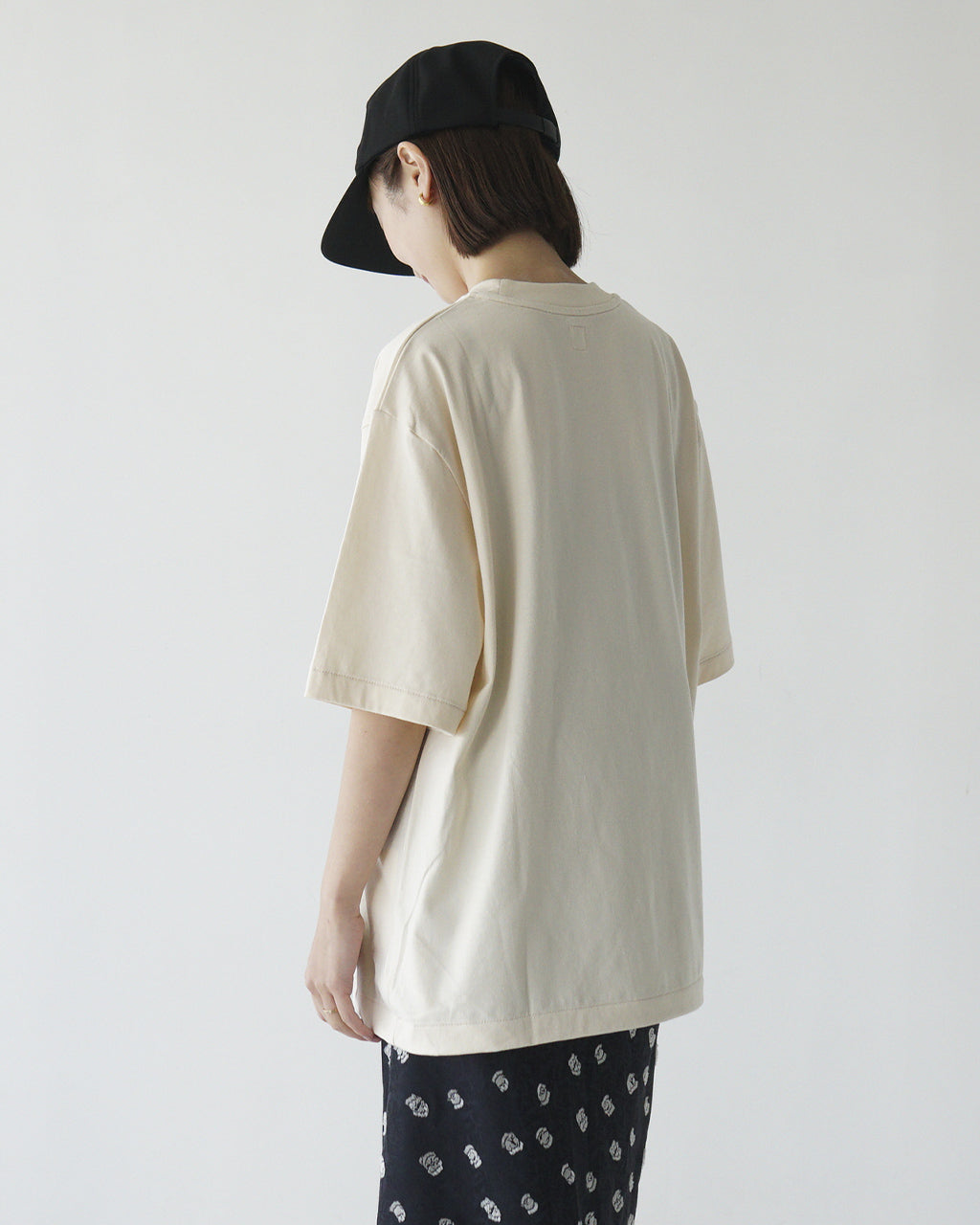 blurhms ROOTSTOCK 브람스루트스톡 실크 코튼 반소매 T셔츠 컷소우 와이드 SILK COTTON 20/80 S/S TEE WIDE bROOTS25S30SiCo 【송료 무료】정규 취급점
