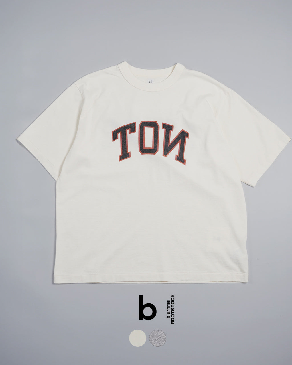 【SALE!20%OFF】プリントTシャツ ワイド NOT-PRINCE 88/12 Print Tee WIDE bROOTS25S36B 正規取扱店