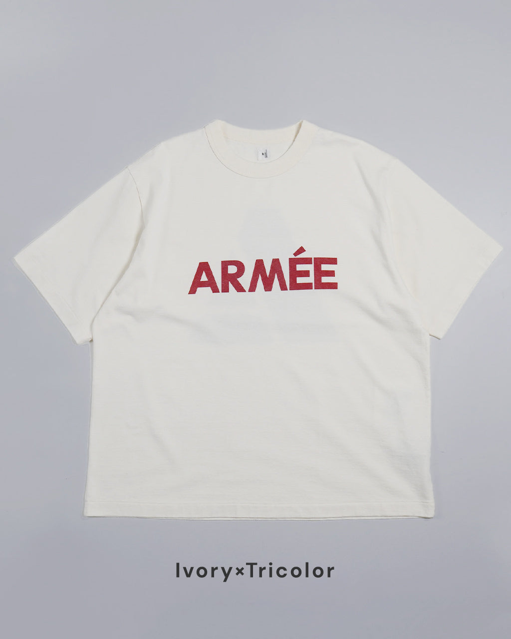 【SALE!20%OFF】プリントTシャツ ARMEE ワイド 88/12 Print Tee WIDE bROOTS25S36D 正規取扱店
