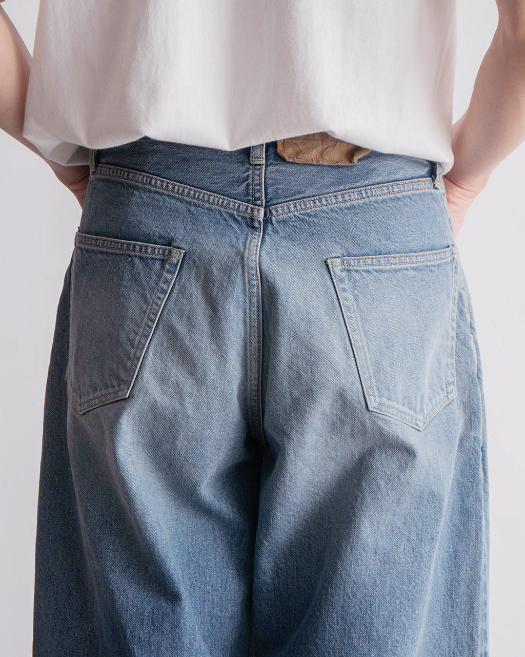 【SALE!30%OFF】ブラームス ルーツストック 13.5oz Denim Pants Wide デニムパンツ ワイド bROOTS25S8USD 正規取扱店