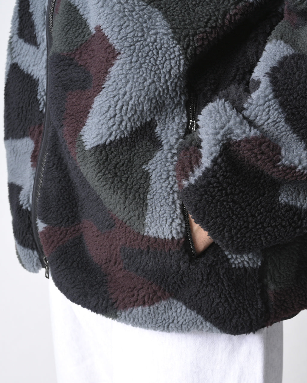 blurhms ROOTSTOCK ブラームス ルーツストック リサイクル ボア ジップ ジャケット Recycle Boa Zip Jacket【送料無料】 正規取扱店