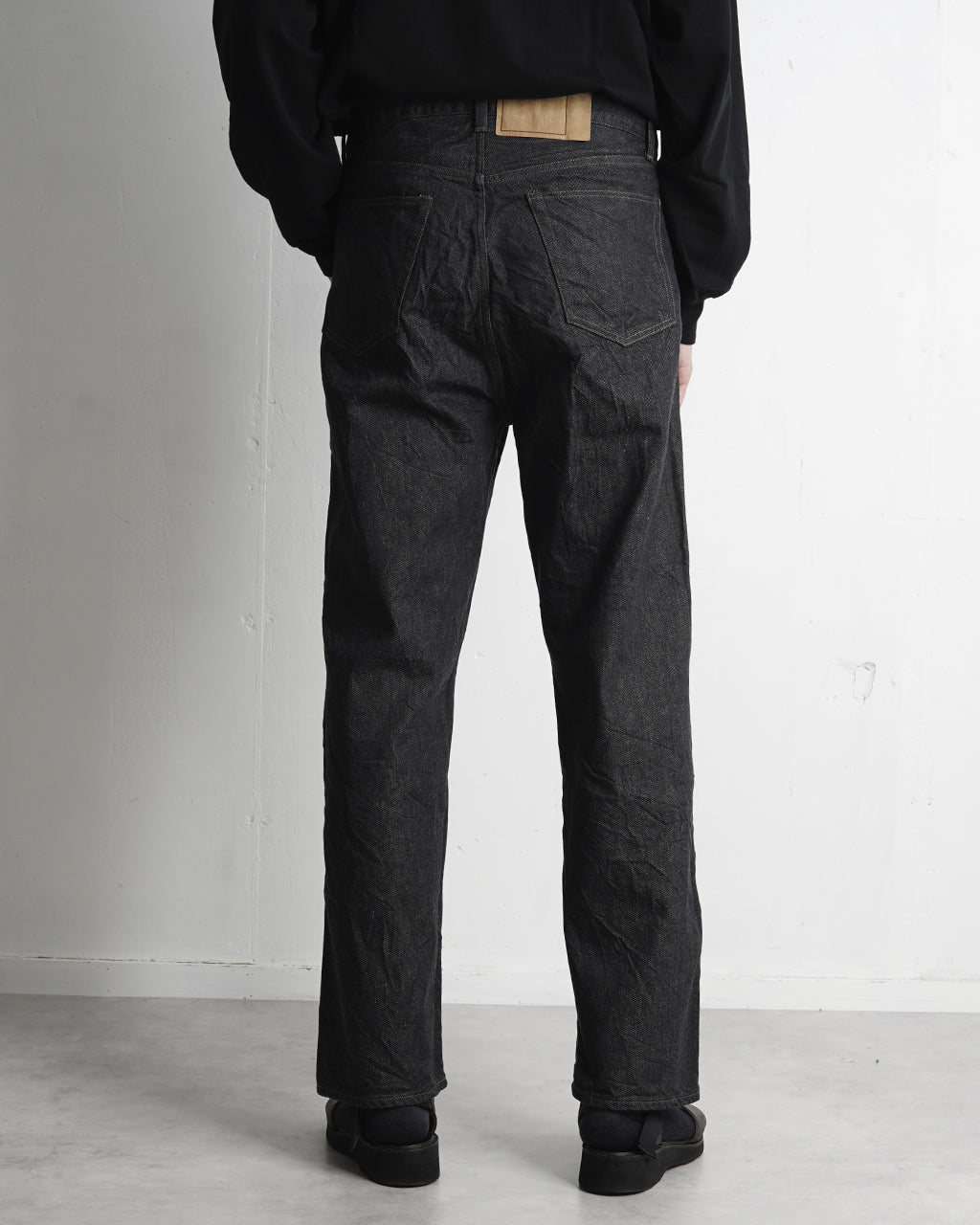 ブラームス ルーツストック 13.5oz デニム パンツ ナロー サルファーブラック 13.5oz Denim Pants Narrow bROOTS24F10正規取扱店