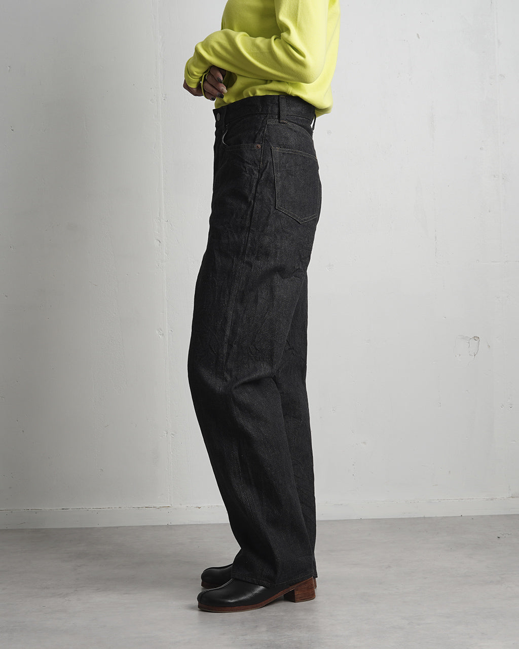 ブラームス ルーツストック 13.5oz デニム パンツ ナロー サルファーブラック 13.5oz Denim Pants Narrow bROOTS24F10正規取扱店
