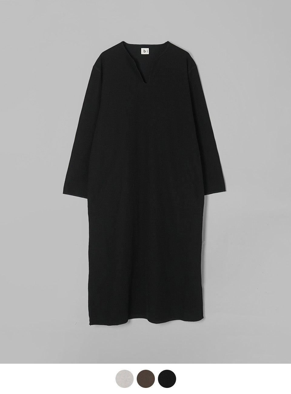 【SALE!30%OFF】Rough&Smooth Thermal Over Neck Dress L/S