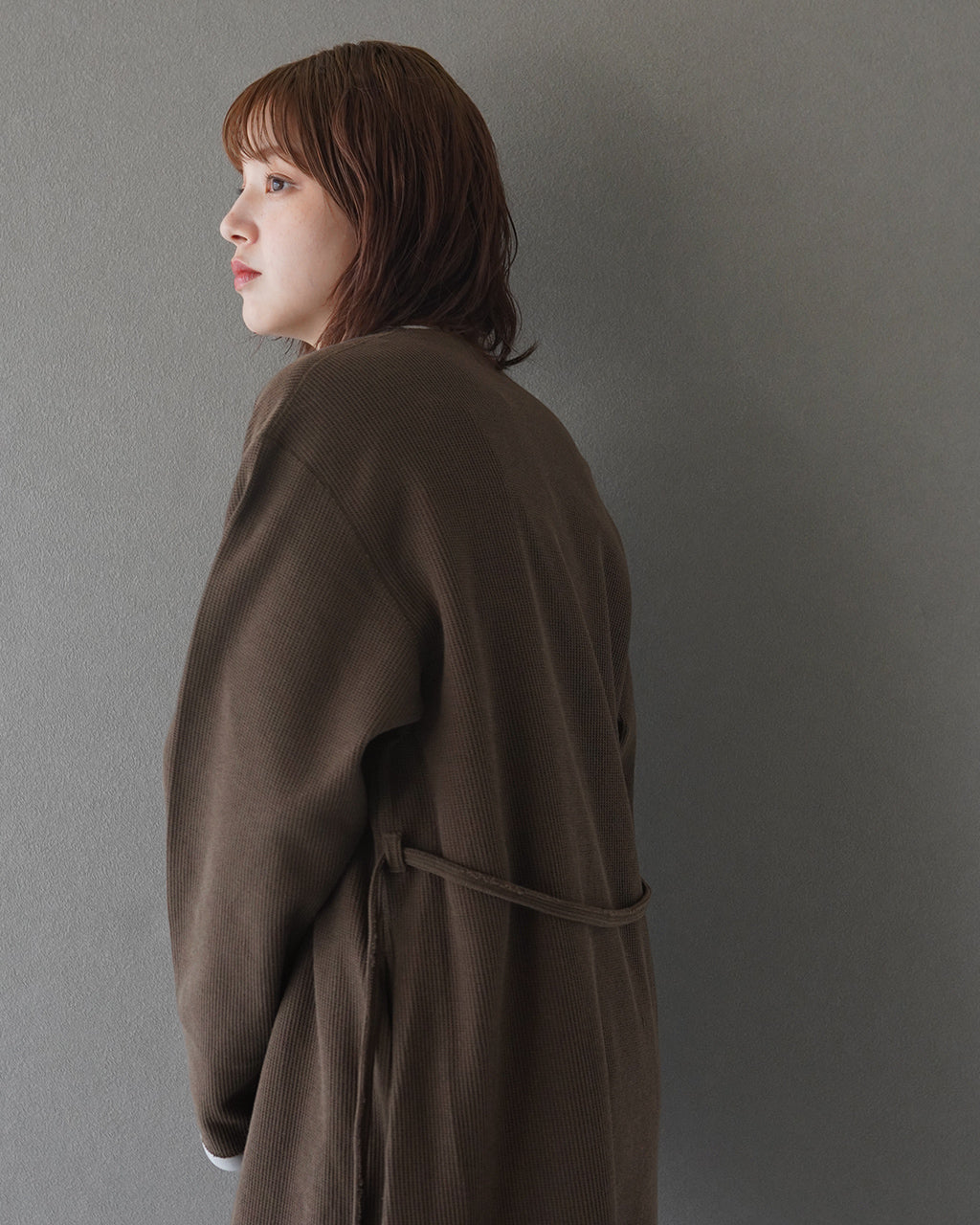 【SALE!30%OFF】Rough&Smooth Thermal Over Neck Dress L/S