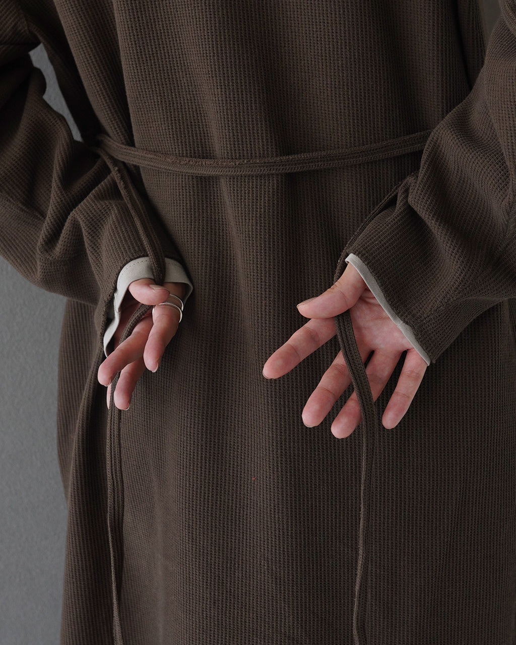 【SALE!30%OFF】Rough&Smooth Thermal Over Neck Dress L/S