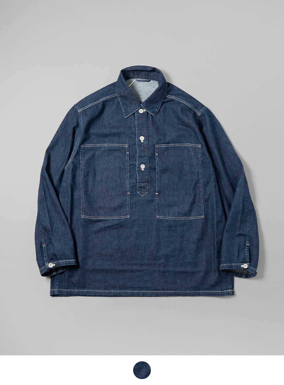 blurhms ROOTSTOCK ブラームス ルーツストック ライトオンス デニム プルオーバー ジャケット Light oz Denim