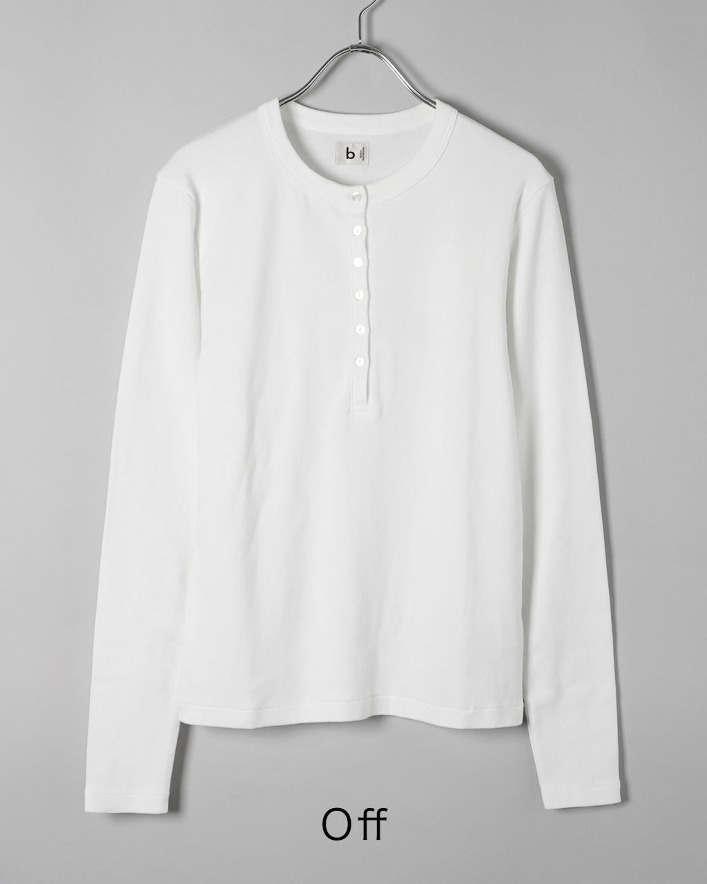 【SALE!30%OFF】ブラームス ルーツストック クラシック リブ ヘンリーネック カットソー Classic Rib Henley-neck L/S bROOTS24F006W正規取扱店