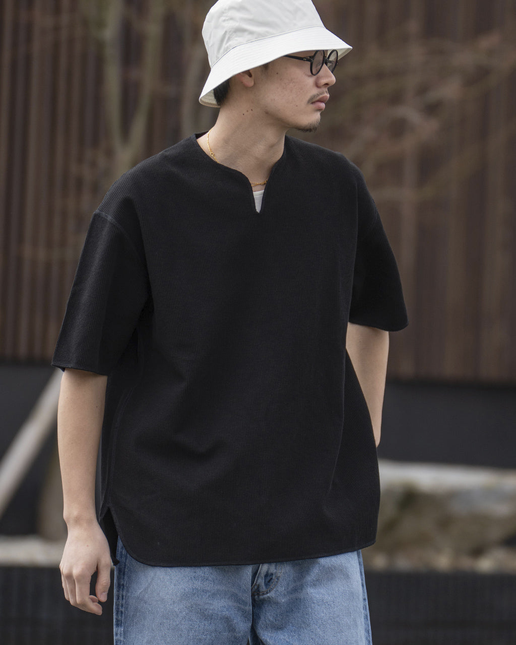 【30%OFF】blurhms ROOTSTOCK 브람스 루트스톡 러프&스무스 써멀 오버넥 Rough&Smooth Thermal Over-neck