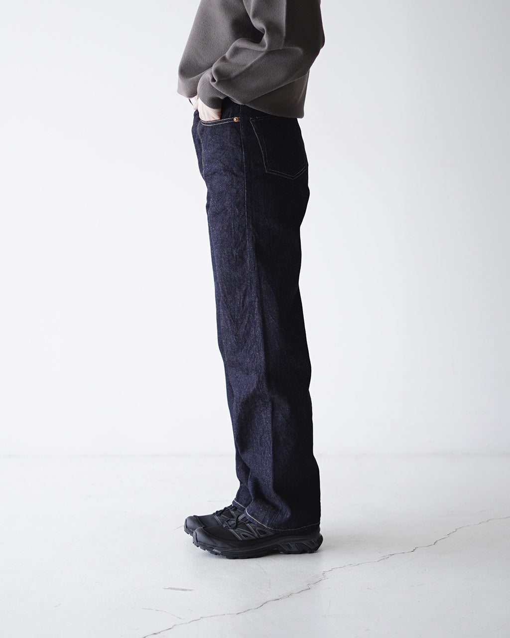 ブラームス ルーツストック 13.5oz デニム パンツ ナロー インディゴ 13.5oz Denim Pants Narrow bROOTS24F10正規取扱店