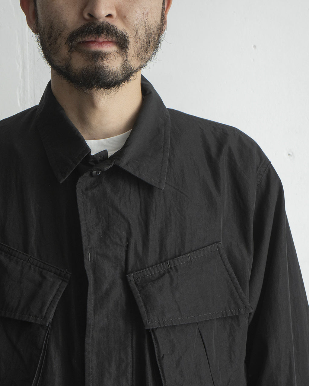 【アウトレット!30%OFF】blurhms ROOTSTOCK ブラームスルーツストック コンバット トロピカル ジャケット C/N OX Combat Tropical Jacket bROOTS25S3 【送料無料】正規取扱店