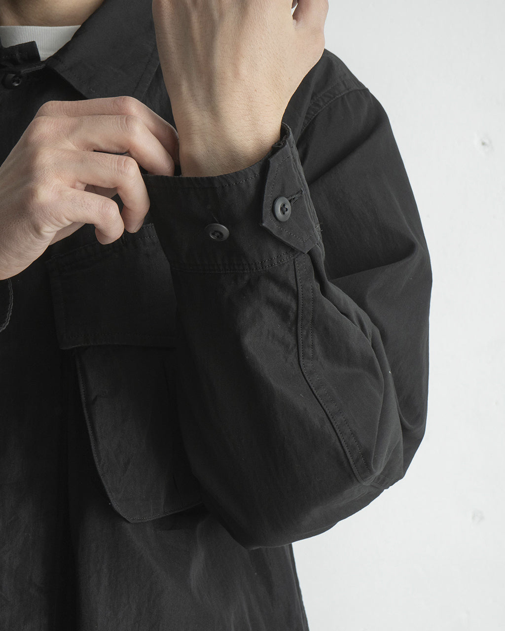 【アウトレット!30%OFF】blurhms ROOTSTOCK ブラームスルーツストック コンバット トロピカル ジャケット C/N OX Combat Tropical Jacket bROOTS25S3 【送料無料】正規取扱店