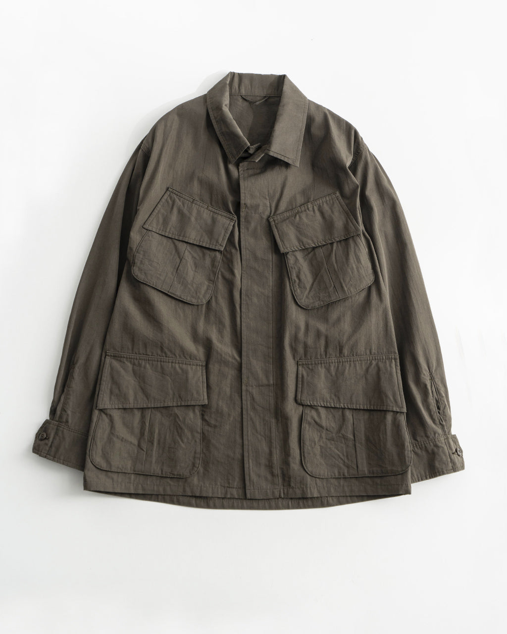 【アウトレット!30%OFF】blurhms ROOTSTOCK ブラームスルーツストック コンバット トロピカル ジャケット C/N OX Combat Tropical Jacket bROOTS25S3 【送料無料】正規取扱店