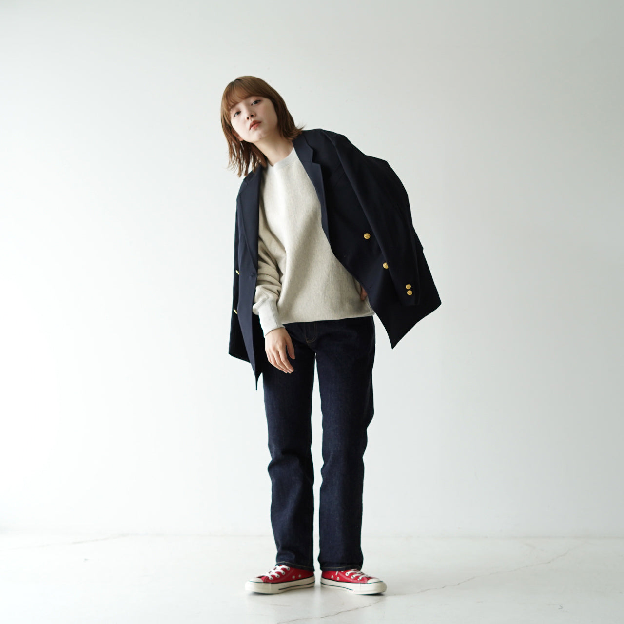 チャンピオン リバースウィーブ(R) 2nd パテントモデル クルーネック スウェットシャツ RW 2ND PATENT CREWNECK SWEAT トレーナー C3-Q042