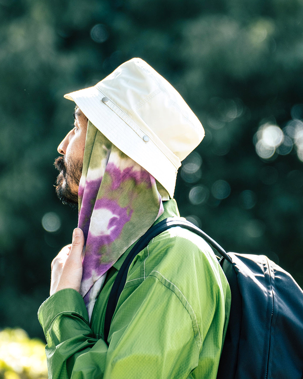 【タイダイ染め】スポーツてぬぐい 登山 アウトドア 軽量・速乾・抗菌防臭 【メール便可】