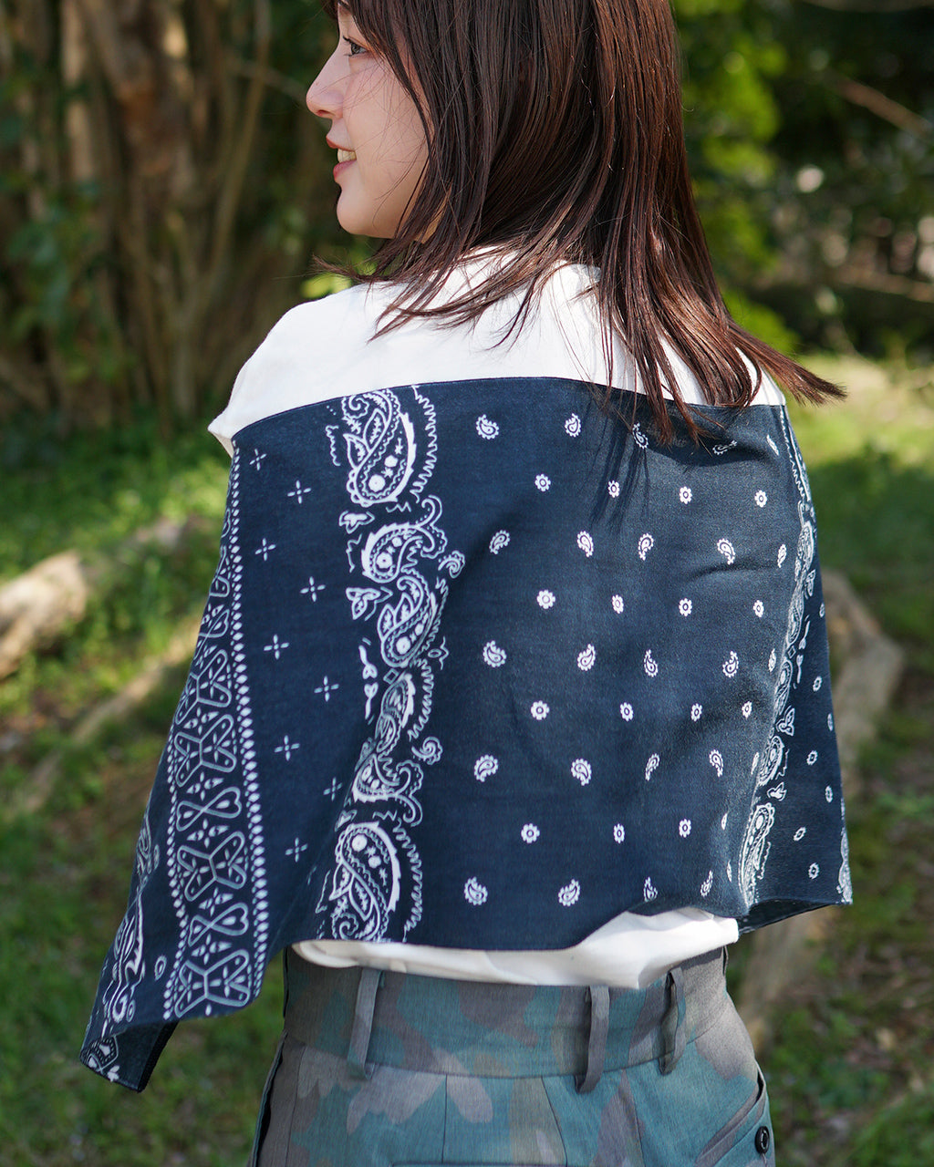 【バンダナ柄】スポーツてぬぐい 登山 アウトドア 軽量・速乾・抗菌防臭 【メール便可】