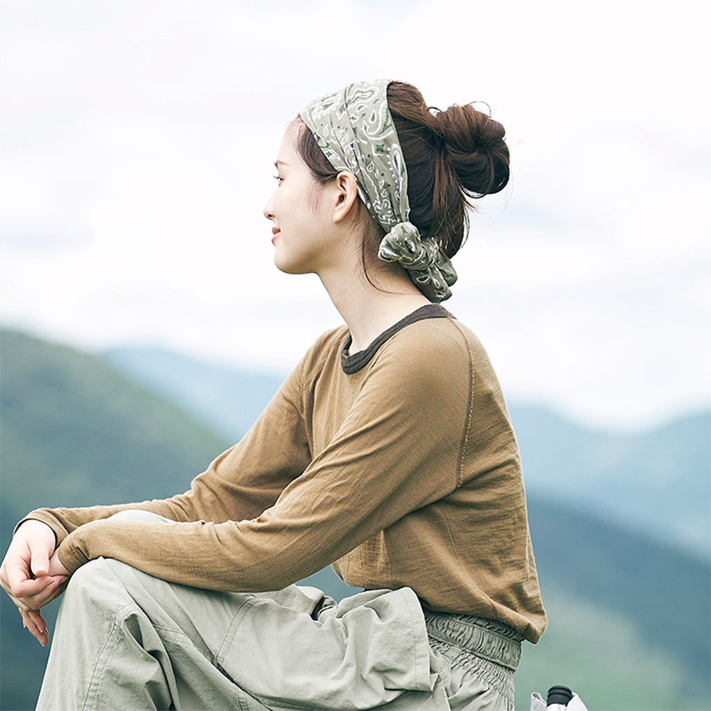 【バンダナ柄】スポーツてぬぐい 登山 アウトドア 軽量・速乾・抗菌防臭 【メール便可】