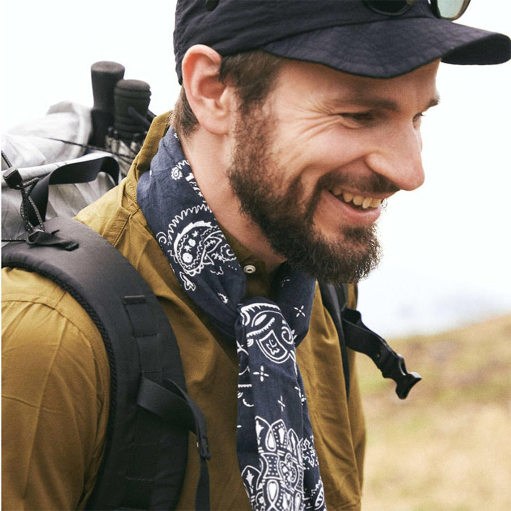 【バンダナ柄】スポーツてぬぐい 登山 アウトドア 軽量・速乾・抗菌防臭 【メール便可】