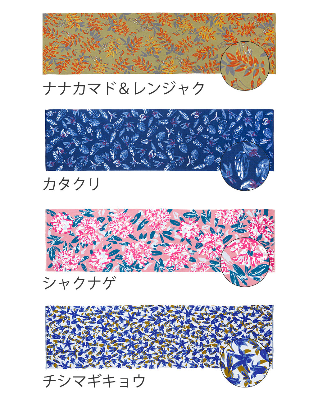 【山の植物】スポーツてぬぐい 登山 アウトドア 軽量・速乾・抗菌防臭 【メール便可】
