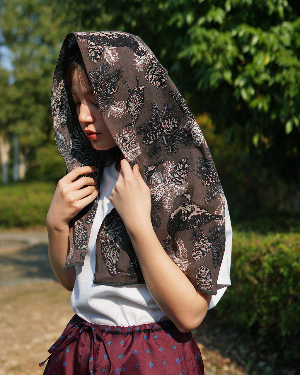 【山の動物】スポーツてぬぐい