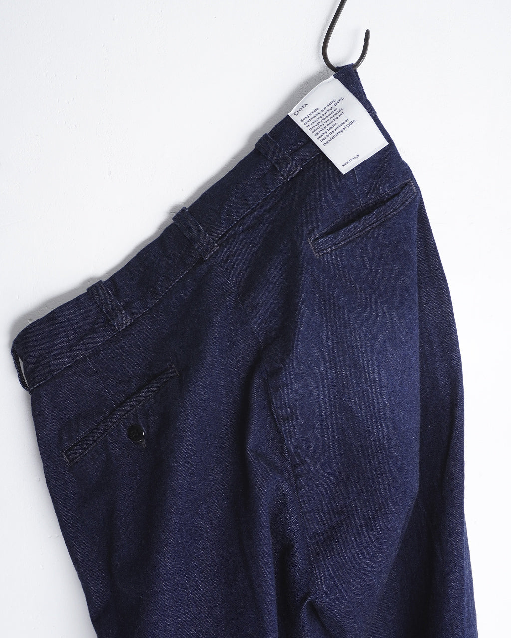 CIOTA シオタ デニムスラックス ネイビー Denim Slacks PTLM-16DS-PIW 【送料無料】正規取扱店